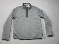Marine Layer Sweatshirt Womens Small Gray Reversible Corbet Logo Embroidered