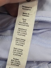 Lululemon Pace Rival Skirt (Tall) *4-way Stretch Golf Pastel Blue W8AADT Size 0