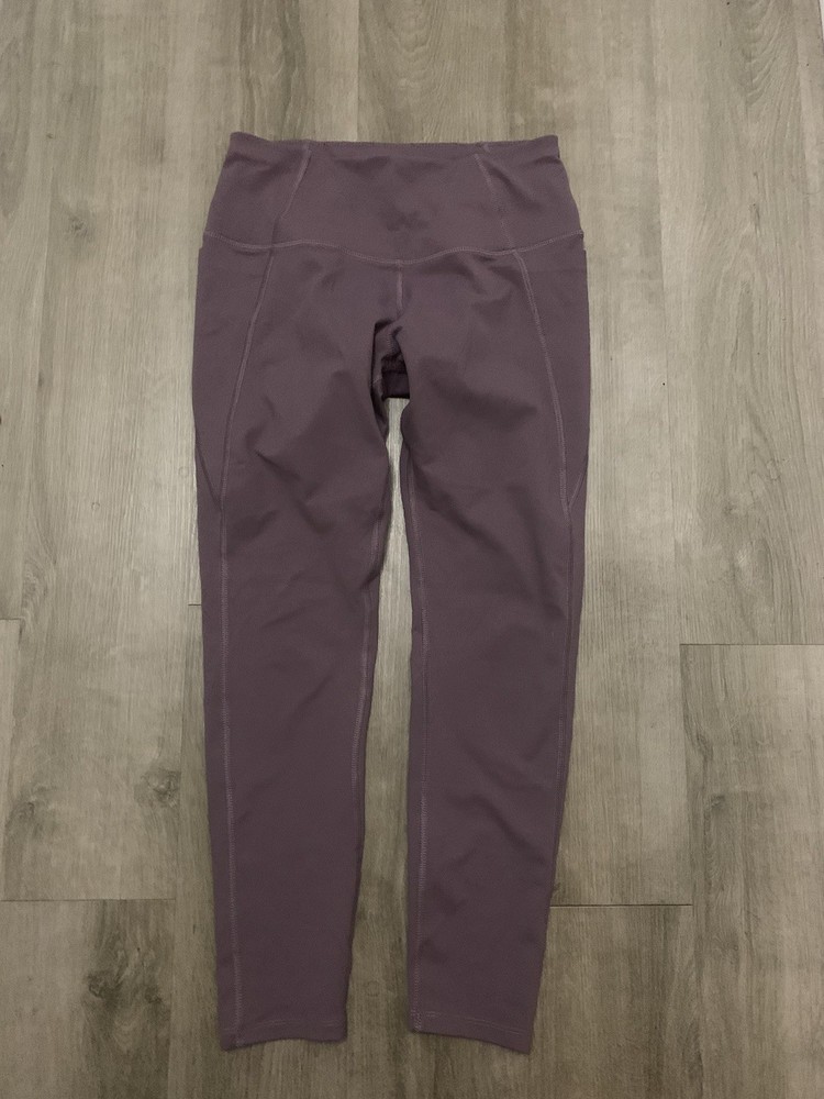 Layer8 Leggings Women’s SMALL Quick Dry Activewear Pull On Violet Athletic Gym