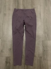 Layer8 Leggings Women’s SMALL Quick Dry Activewear Pull On Violet Athletic Gym