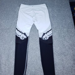Layer8 Leggings Women Active Black White Gray Quick Dry Size Medium