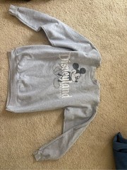 Disneyland Mickey Mouse Graphic Crewneck Sweatshirt Hanes Size Medium