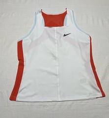 Nike Women’s Dri-FIT Slim Fit Running Tank Top White Size XL
