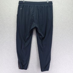 Zyia Active Pants Womens Large Activewear Jogger Drawstring Zipper Ankle Blue