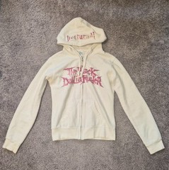 The Black Dahlia Murder Pink/White Nocturnal 2007 Hoodie Zip RARE Vintage Size M