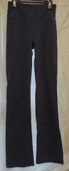 Bally Slim Fit Leggings Athletic Yoga Pants–High Waist/Navy Blue–Small 34/36