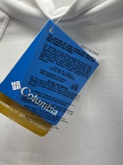 NWT Columbia Sportswear Lightweight Jacket Insect Blocker 1/2 Zip Size L White