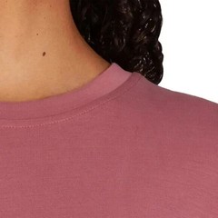 Lazypants Ladies’ Long Sleeve Luxe Crewneck Sweatshirt Cream, Berry B75