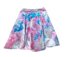 DONA JO Pull On Skirt Skort Tie-Dye Pink Blue White Pockets UPF 50+ Size 1 (S)