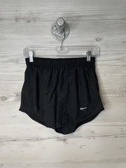 Nike Dri-FIT Shorts Womens Small Running Athletic Split Lined 831558-014 Swoosh