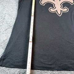 Nike New Orleans Saints NFL Women’s XL Racerback Tank Top Black Fleur De Lis