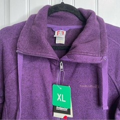 Avalanche Italian Purple Fleece Zip-Up Jacket. Size XL. NWT.