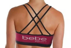 Bebe Yoga Fitness Athletic Running Sports Bra ( New In Tags) ( US Seller) L Size