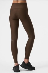 EXCELLENT CONDITION ALO YOGA High-Waist Airlift Legging in Espresso Size L