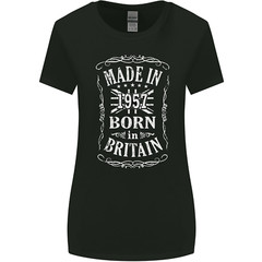 Born In Britain 69th Birthday Made 1957 Womens Wider Cut T-Shirt