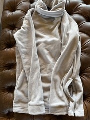 Nike Dri-FIT Women’s Full Zip Fleece Turtleneck Sweatshirt w/ Pockets Gray S