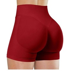 Women’s summer shorts gym shorts yoga shorts low waist seamless shorts and high