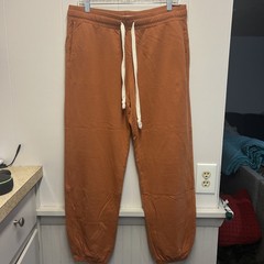 Madewell Classic Sweatpants – Sweet Dahlia – Size M Elastic Waist Drawstring