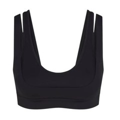Skims Nike Double Strap Scoop Bra BR-SPT-8022W Obsidian XS