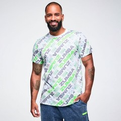 Zumba Jean Jamz Unisex Crew Neck Tee – White/Green ~ XS/S M/L XL/XXL ~ New!