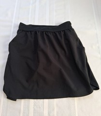 Black Skort Size XS (0/2) NWT, Time and Tru UPF 50 High Waist w/Side Pockets NWT