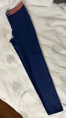 Adam Selman Women’s Blue Stretch Pull-On Activewear Leggings Size M Regular