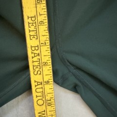 Aeropostale Yoga Pants Small Dark Green Moisture Wicking 4 Way Stretch