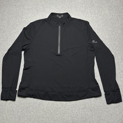 Greyson Halley Arctic Quarter Zip Black *Logo* Custom Woman’s Size XL