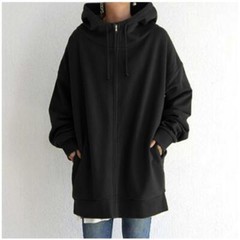 Women’s Oversized Jacket Sweatshirt Warm Fleece Jumper Sweater Coat Hoodie Tops