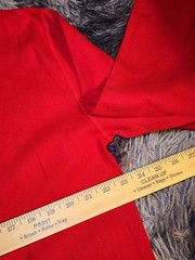 Hannah Anderson Organic Cotton XXL Red Ling Sleeve Shirt Plain Soft LNWT