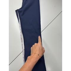 Outdoor Voices Ribbed Flare Leggings Navy Blue High Rise Yoga Pants Womens XS/S
