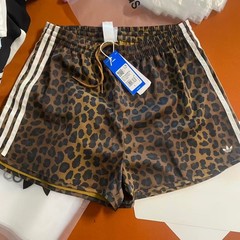 Adidas Women’s Leopard Print Shorts Casual Summer