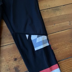 Sweaty Betty The Power Leggings XXS Union Jack UK Flag Gym Running Blue Red⁠