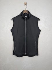 Icebreaker GT Women’s 260 Midweight Merino Wool Black Full Zip Vest Size L