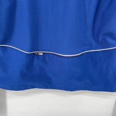 Nike Dri-FIT Running Pullover Women Large Blue Half Zip Thumbholes Built in Tank
