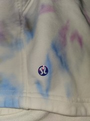 NEW Lululemon Inner Glow High Rise Short 3” Size 10 Tie Dye Pink Blue White