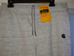 NEW NWT Women’s CARHARTT Relaxed Fit Jogger sz M 8 10 gray w/ blk fleck BN5510-W