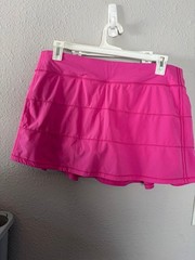 Lululemon Pace Rival Skirt *4-Way Stretch Tall 15in Length Pink size 14. $68 ret