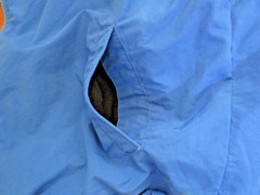 Yogi Bear’s Jellystone Camp Blue Nylon Hooded Pockets Lined Jacket- Unisex Lg.