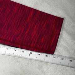 Lululemon Wunder Under Crop II Leggings Womens 6 Diamond Jacquard Flaming Tomato