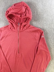 Icebreaker Merino GT 1/2 Zip Vented Baselayer Pullover Women’s Medium Red