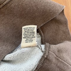 L.L. Bean Womens Quilted Quarter Zip Pullover Top Size Small Grayish Brown