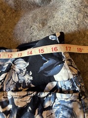 S.C. & Co. Womens Stretch Wide Waist Band Skort Floral Blue White Y716A