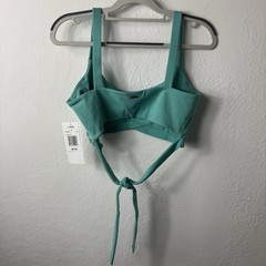 L Space Beau Sports Bra Active Tie Back Mint Green Athletic Top Size Large