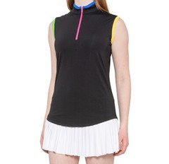 G LIFESTYLE GOLF BY GOTTEX Color-Block Mock Neck Shirt – UPF 50+, $69 value