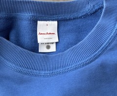 Hanna Andersson Women’s Blue Sweatshirt Size S Love 100% Cotton