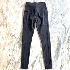 Skechers Womens GoWalk Athletic Casual Pocket Yoga Performance Leggings Black XS