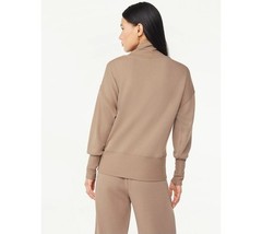 Scoop Women’s and Women’s Plus Ultimate ScubaKnit V-Neck Sweatshirt Size M 8-10