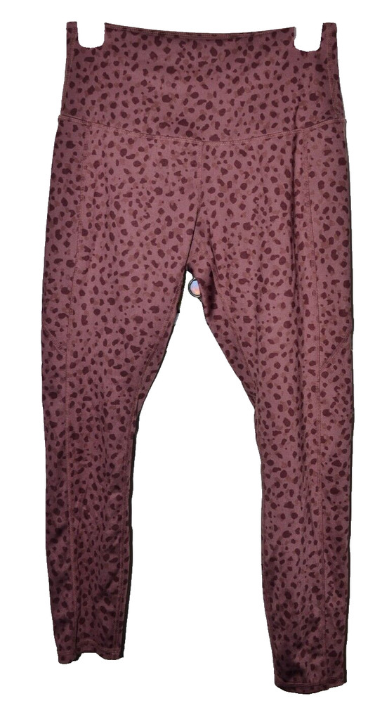 LEGEND Leggings Womens M Animal Print Yoga Active Athleisure Pockets Stretch