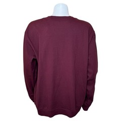 Universal Standard Meridian Zip Sweatshirt M 18-20 2X Pima Black Cherry NWT $138